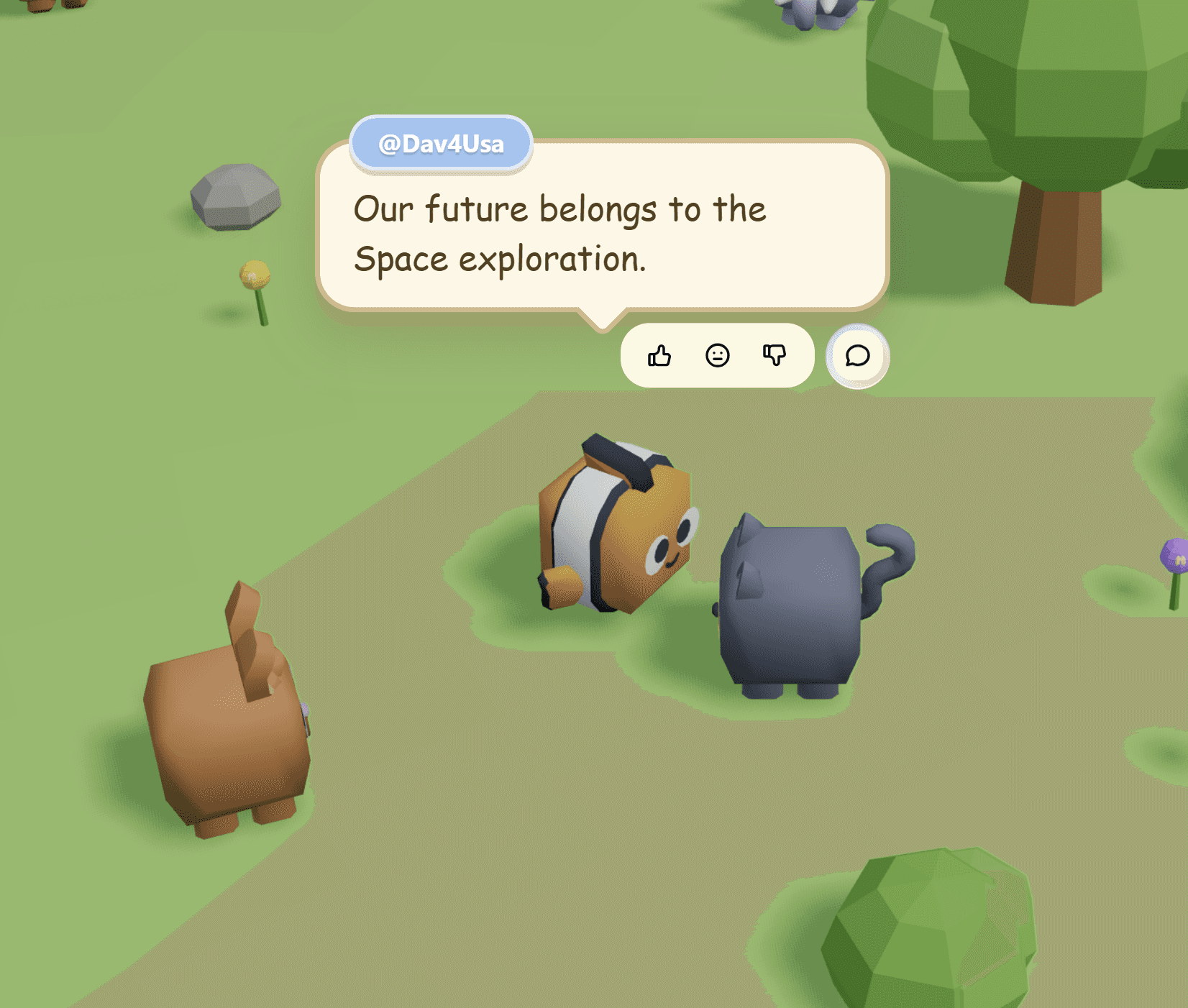Character dialogue box