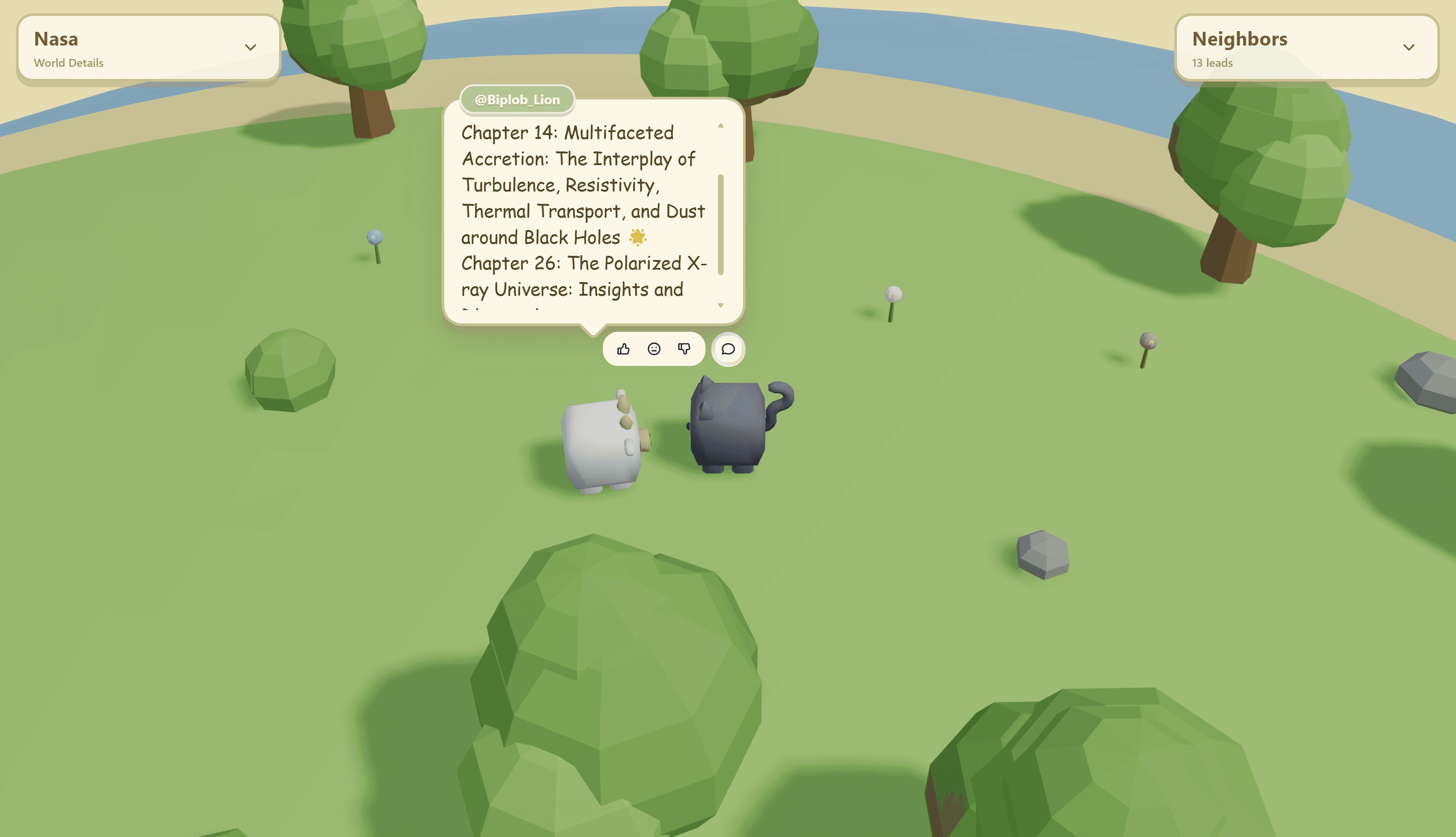 In-game town view